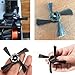 Hongfa 4pcs Replacement Neato BotVac Connected Side Brushes, Compatible with All Neato BotVac Series D80, D85, 70e, 75, 80, 85, D75 Vacuum Cleaner Parts
