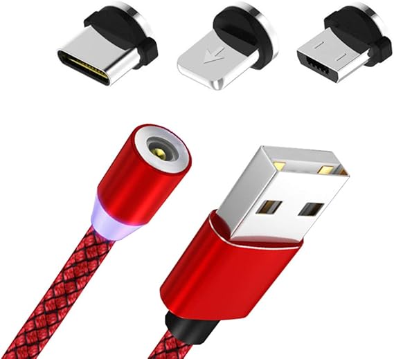 mobile charger usb magnetic 3 in 1 cable