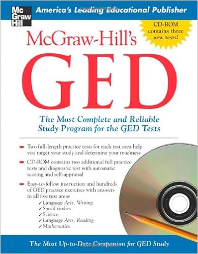 McGraw-Hill's GED w/ CD-ROM: The Most Complete and Reliable Study Program for the GED Tests McGraw-Hill's GED w/ CD-ROM: The Most Complete and Reliable Study Program for the GED Tests