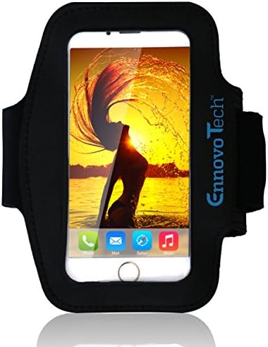 [TOP RATED] iPhone 6, 6s 4.7 Armband - VoFit By EnnoVoTech- Sport Armband Case for iPhone(6 &amp; 6s 4.7 , 5 and 5s) And iPod with Key Holder Pocket, Fully Adjustable, Easy Earphone Connection, best for Gym, Sports Fitness, Running, All Kinds of Workouts - for Man and Woman (Black)