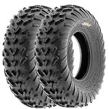 Pair of 2 SunF A007 20x7-8 ATV UTV Sport-Performance Tires, 6 PR, Tubeless