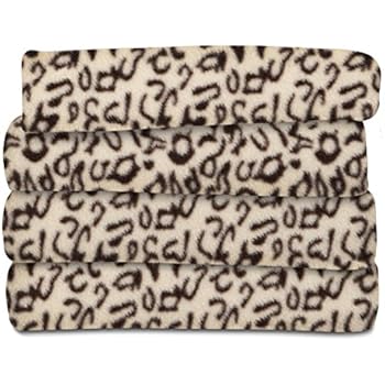 Sunbeam Heated Throw Blanket | Fleece, 3 Heat Settings, Cheetah - TSF8TP-R906-33A00