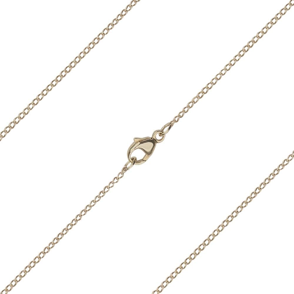 13 inch 14kt Gold Light Curb Chain 
