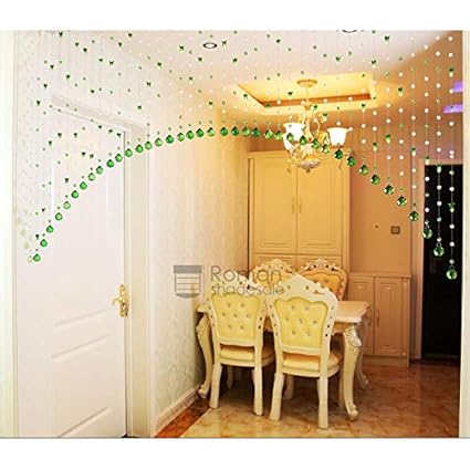 Buy Np Green Arc Shape Door Window Curtain For Decoration