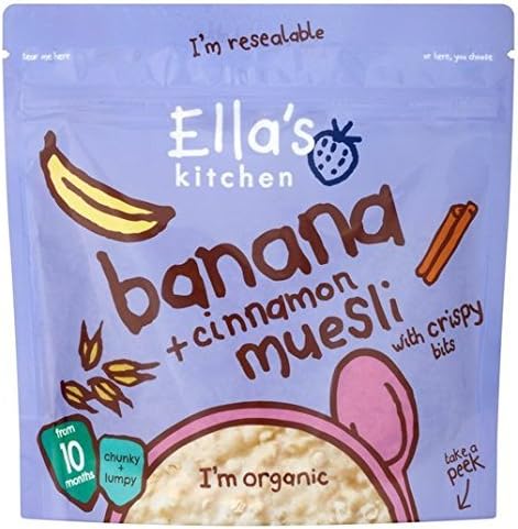 Ella's Kitchen Banana & Cinnamon Muesli 215g by Ella's Kitchen