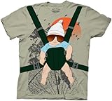 The Hangover Alan Baby Bjorn With Graphic Human Tree Adult Costume T-Shirt