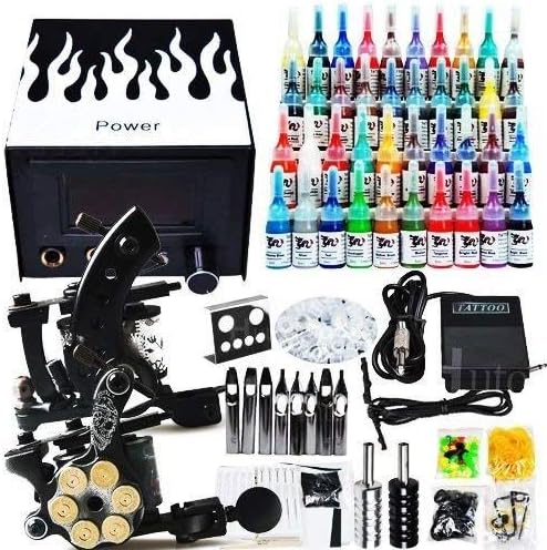 Complete Tattoo Kit Tattoo Machine Tattoo with 40 Inks Kit