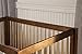 DaVinci Highland 4-In-1 Convertible Crib with Toddler Rail, Chestnut with Natural