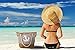 Pulama Womens Large Beach Tote Canvas Shoulder Bag Striped Anchor Summer Handbag Top Handle Bag Straw Beach Bag Navy Blue Anchor