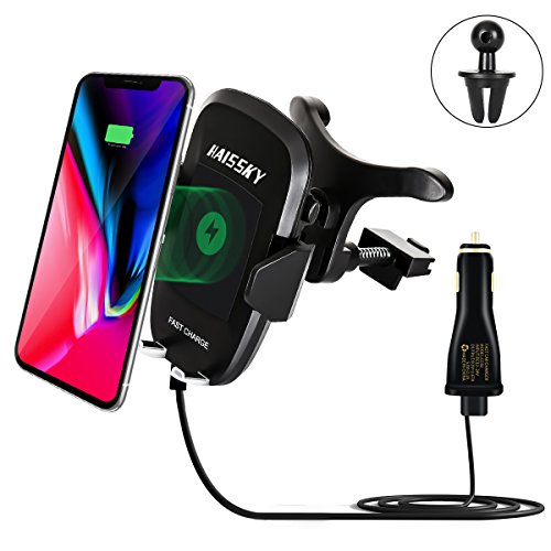 Fast Wireless Chargers,HAISSKY Qi Wireless Charger Stand Pad for Samsung Galaxy Note 8 Note 5 S8 Plus S8 S7 Edge S7 S6 Edge Plus and Standard Charge for iPhone 8/8 Plus/X and All Qi-Enabled Devices Fast Wireless Chargers,HAISSKY Qi Wireless Charger Stand Pad for Samsung Galaxy Note 8 Note 5 S8 Plus S8 S7 Edge S7 S6 Edge Plus and Standard Charge for iPhone 8/8 Plus/X and All Qi-Enabled Devices