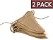 Ovee Lando 9 Foot Burlap Banner Vintage Bunting Banner with 13pcs Flags DIY Wedding Birthday Party Decoration 2 Pack…