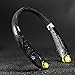 EGRD [Newest Design] Foldable Bluetooth Headset Headphones, Wireless Sports Neckband Bluetooth Headset with Retractable Earbuds for iPhone, Android, Other Bluetooth Enabled Devices with Mic