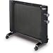 De'Longhi Mica Thermic Panel Heater, Full Room Quiet 1500W, Freestanding/Easy Install Wall Mount, Adjustable Thermostat, 2 Heat Settings, Black, HMP1500