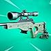 LLAMEVOL Gun Keychain for Men Fort-Nite Scar Guns Toys Heavy Shotgun Model Alloy Metal Assault Rifle Keychain Game Party Supplies Collection Gift for Boys