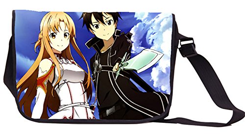 Siawasey Sword Art Online Anime Kirigaya Kirito Messenger Bag Backpack Shoulder Bag - Image 166