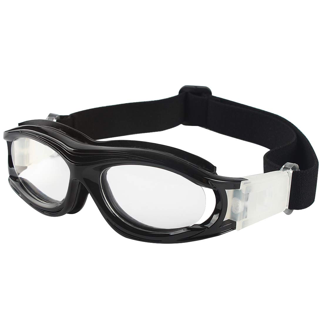Andux Basketball Soccer Football Sports Protective Eyewear Goggles Eye Safety Glasses LQYJ-04 (Black)