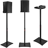 Hzycwgone Speaker Stand for Bose S1 Pro Plus / S1 Pro+, Height Adjustable 25" - 39" Carbon Steel Floor Stand Bracket Base Mount Tripod for Bose S1 Pro Portable Bluetooth Speaker Wireless PA System