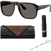 Persol JEAN PO3310S Rectangle Shape Sunglasses With Official Eyewear Kit