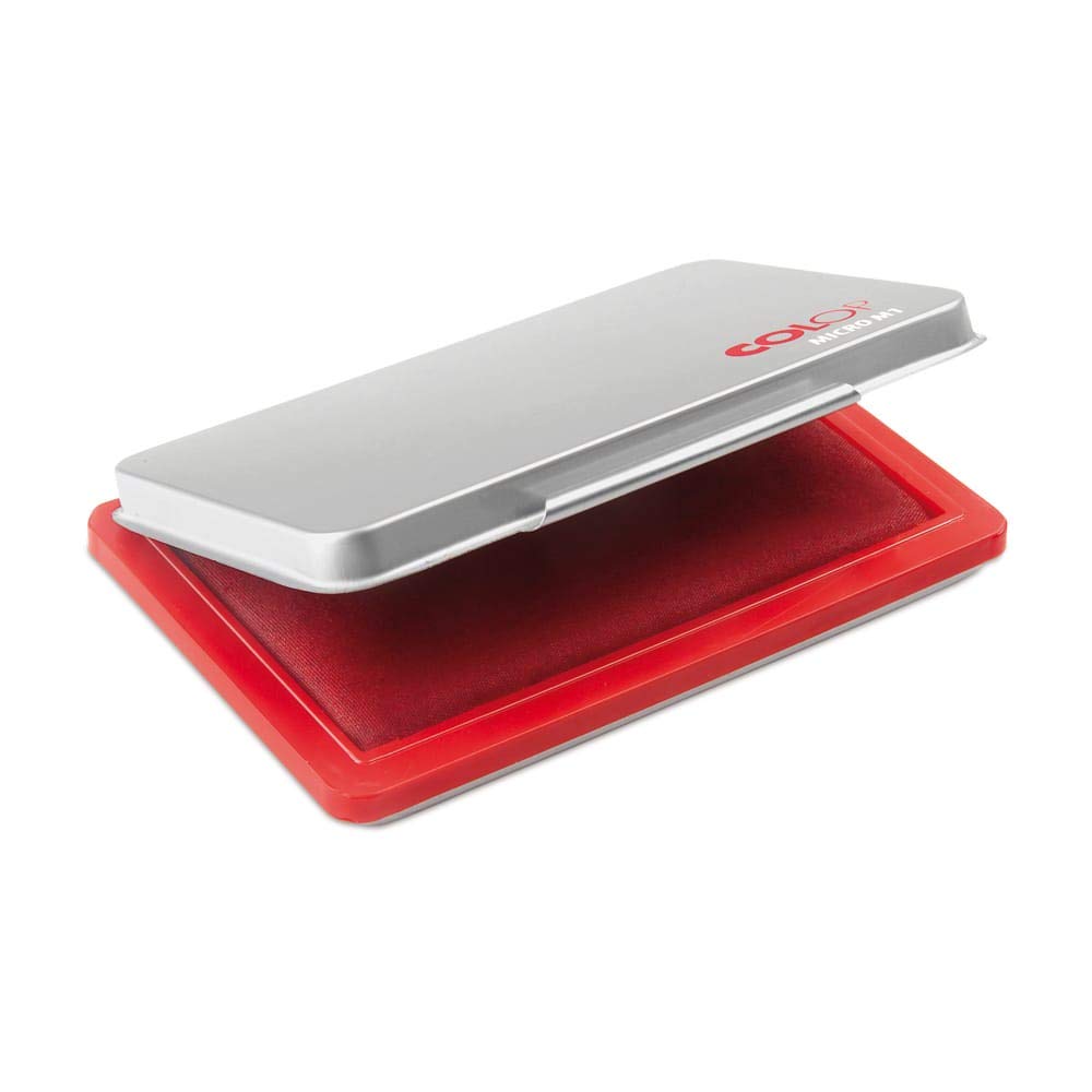 COLOP Micro M1 Red Ink Pad with Metal Casing 50 x 90 mm