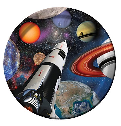 Space Blast Party Plates - Pack of 8