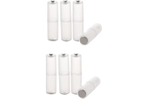 Bloepum 8 Pcs AAA to AA Battery Cell Converter Adaptor Cylindrical Case Holder