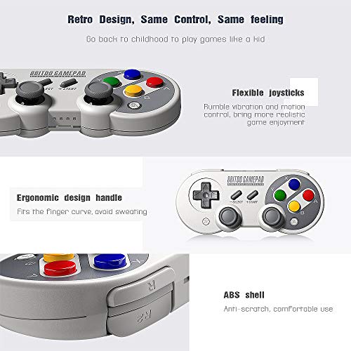8Bitdo SF30 Pro Bluetooth Gamepad Controller for Android/Windows/Mac OS