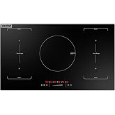 Empava 36 Inch Electric Induction Cooktop Built-In | Dual Bridge-Sync, Touch Slider Control, Power Boost, Stop &amp; Go, Timer, Child Lock