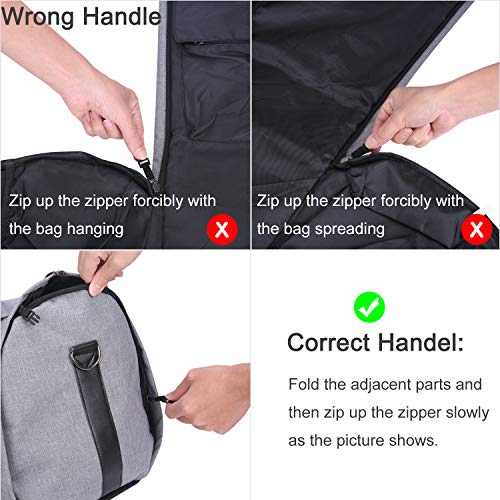 Carry on Garment Bag Large Duffel Bag Suit Travel Bag Weekend Bag