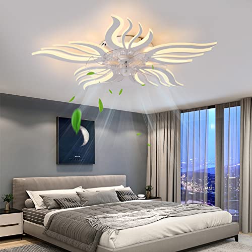 HUEOCZW Ceiling Fans with Lights and Remote，27