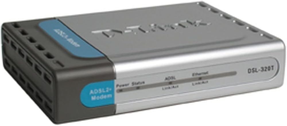 D-Link DSL-320B ADSL2+ Ethernet Modem UK Model High Speed Broadband Router