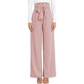 GUOLEZEEV High Waist Wide Leg Pants for Women Business Casual Outfits Dress Pants