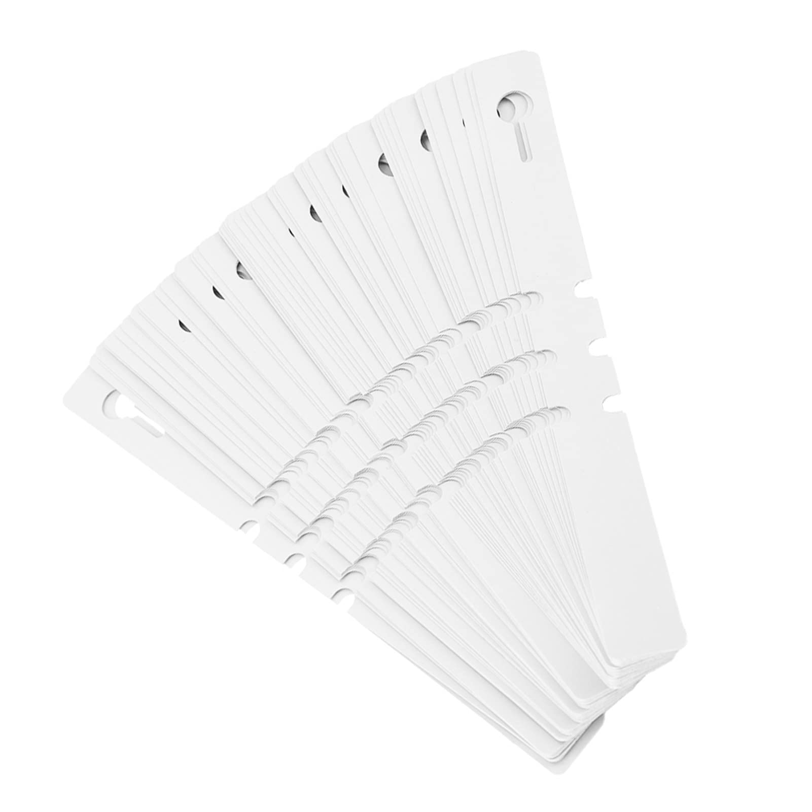 100PCS Plastic Plant Hanging Tree Tags Wrap Around Waterproof Garden Labels for Nursery Plants Outdoor Indoor Use White Plant Markers