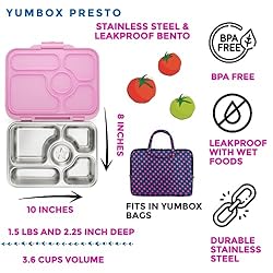 Yumbox Presto Leakproof Stainless Steel Leakproof
