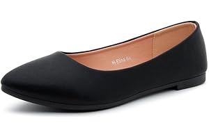 Herstyle Pointed Toe Flats for Women – Slip-On Dressy Ballet Flats with Memory Foam | Lightweight Comfortable Business Casual Shoes for Work, Travel & Daily Wear