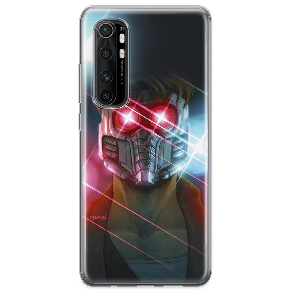 ERT GROUP mobile phone case for Xiaomi MI NOTE 10 Lite original and officially Licensed Marvel pattern Star Lord 003 optimally adapted to the shape of the mobile phone, case made of TPU