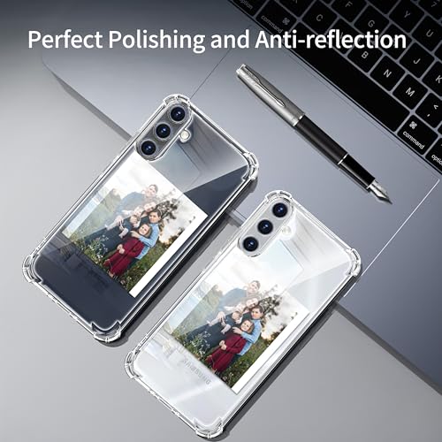 Tentoki for Samsung A16 Phone Case, Samsung Galaxy A16 case and 2 Screen Protector, Clear Soft TPU Cover, Shockproof Protective, Prevents Yellowing, Ultra-Slim, Transparent