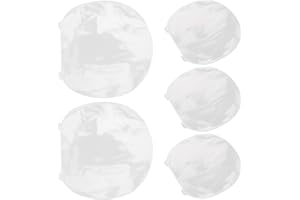 POPETPOP Table Tennis Racket Protective Film 5Pcs Double-Sided Adhesive Transparent Paddle Guard Professional Racket Protecti