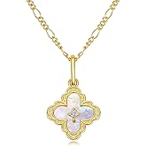 Protection Necklace for Women, 14K Gold Plated 925 Sterling Silver Amulet Gemstone Pendant, Protective Healing Stone Jewelry Boho Spiritual Birthday Christmas Gifts for Mom Wife Girlfriend Daughter