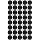 Royal Green Glitter Gold Circle Stickers 3/4 Diameter - Envelope Seals - 0.75 inch 19mm Rounds - 200 Pack