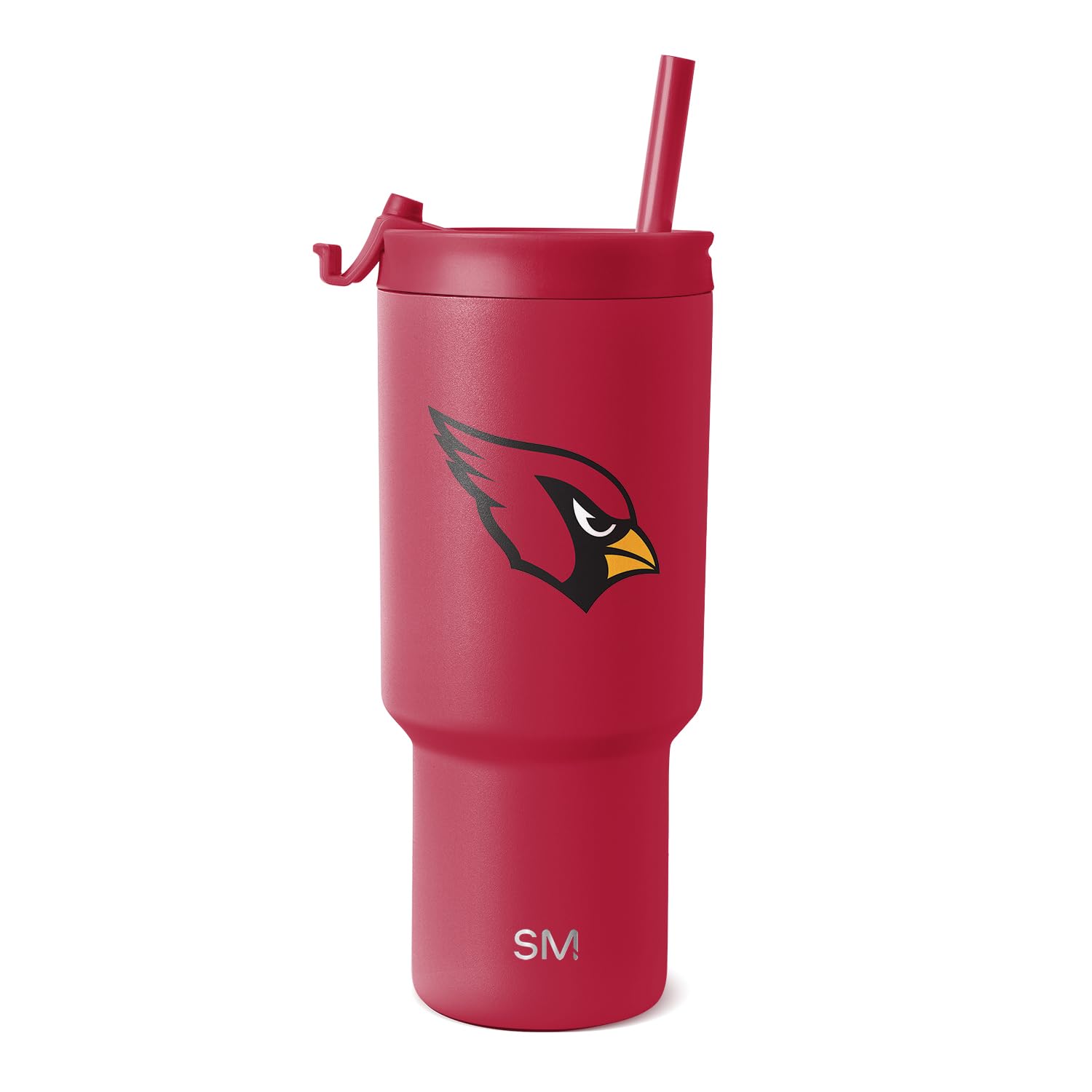 Simple Modern Officially Licensed NFL Arizona Cardinals 30 oz Tumbler with Flip Lid and Straws | Insulated Cup Stainless Steel | Gifts for Men Women | Trek Collection | Arizona Cardinals Image