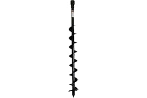 GARDEN TRAX GardenTrax Earth Auger Spiral Drill Bit 3” x 36”, Post Hole Digger with 7/8" Drive Drill