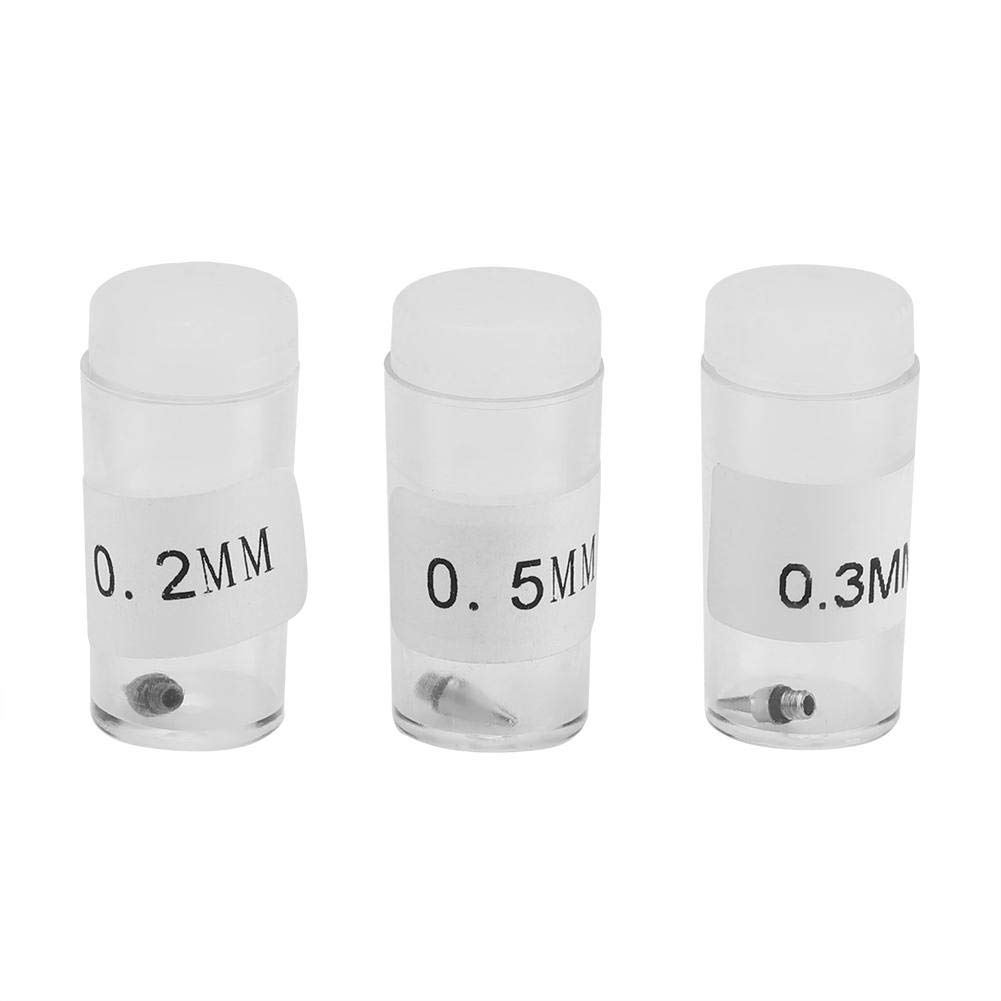 3Pcs 0.2mm 0.3mm 0.5mm Airbrush Nozzles and Needles Tips Replacement Parts for Airbrush Spray Gun Sprayer Accessories