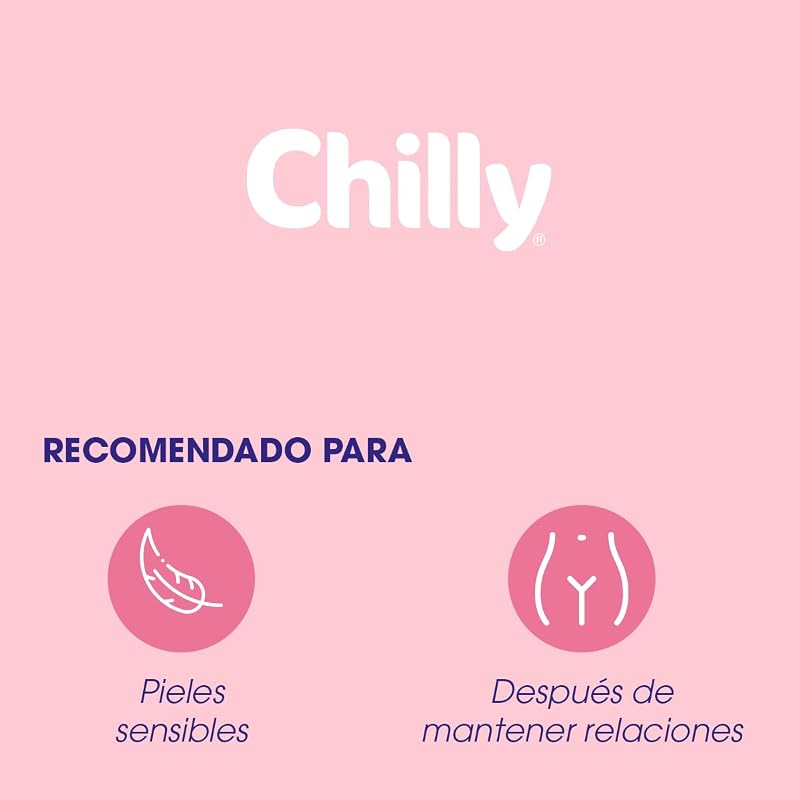 Chilly Delicate, Gel de Higiene Íntima, Fórmula Suave, 250ml