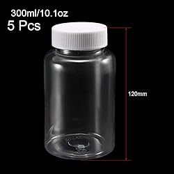 uxcell Plastic Lab Chemical Reagent Bottle