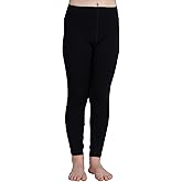 LAPASA Kids Merino Wool Base Layer Bottom Pants for Girls Boys Unisex K14