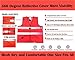 Lavori-AK Orange Safety Vests 10 Pack,Reflective High Visibility Construction Working Vest for Men,Woman,Pockets,Hi Vis Mesh and Neon Silver Strip
