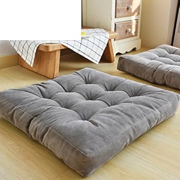 Nvlkjhsfgiujfkl Thicken Chair Cushion Solid Square Seat Cushion Corduroy Chair Pad Pillow Seat Soft Tatami Floor Cushion For Yoga Meditation Living