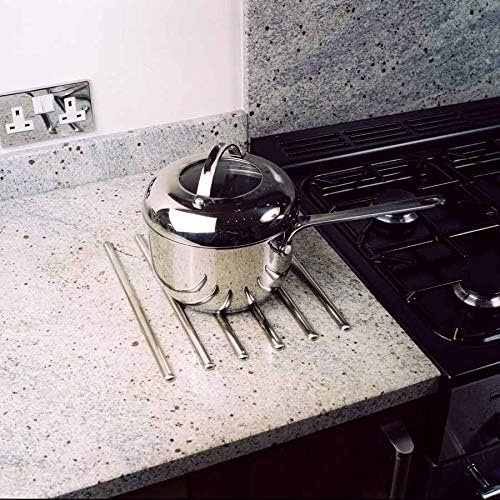 Unika Worktop Protector Rods 45cm Silver 6 Pack - Image 3