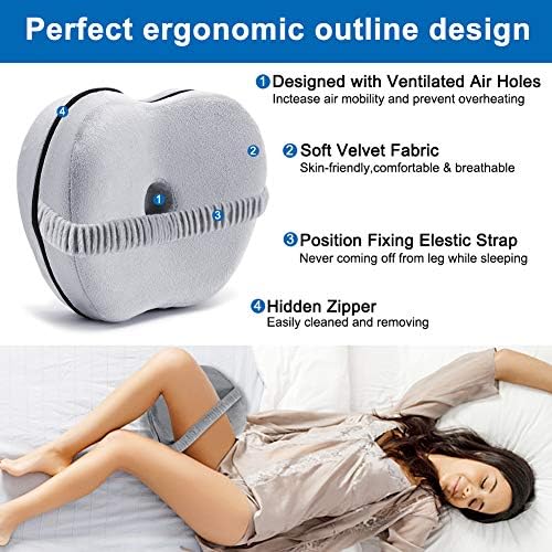 Knee Pillows for SleepingKnees Pain, Joints Pain & Back Support Pillow