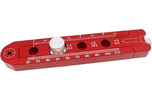 Heavy fog mountain Fixed-point Marking Gauge Woodworking Compass Scribe Metric/British Adjustable Drawing Circle Ruler Precision Drawing Supplies Measurement Tools